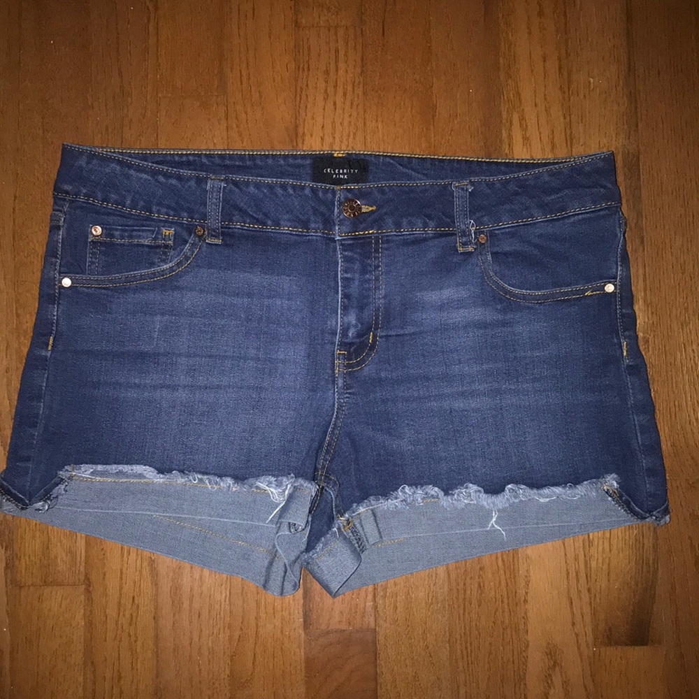 Celebrity Pink Denim Shorts Blue Size 31